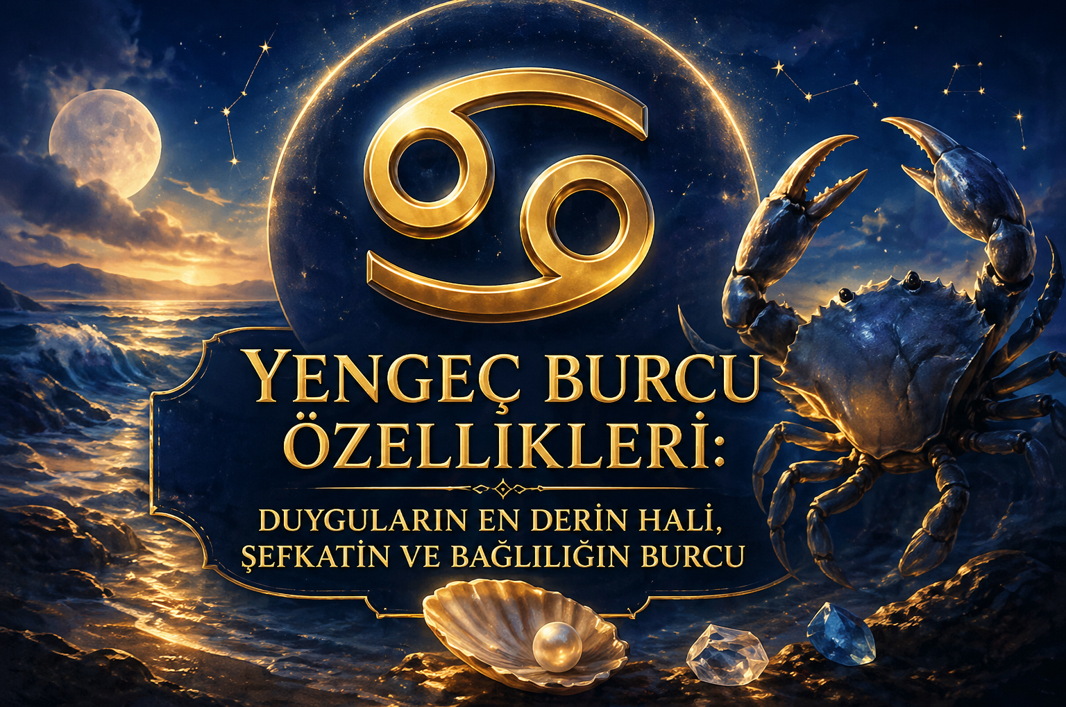 Yengeç Burcu Özellikleri: Duyguların En Derin Hali, Şefkatin ve Bağlılığın Burcu